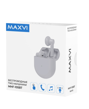 Купить Наушники TWS Maxvi MHF-105BT white